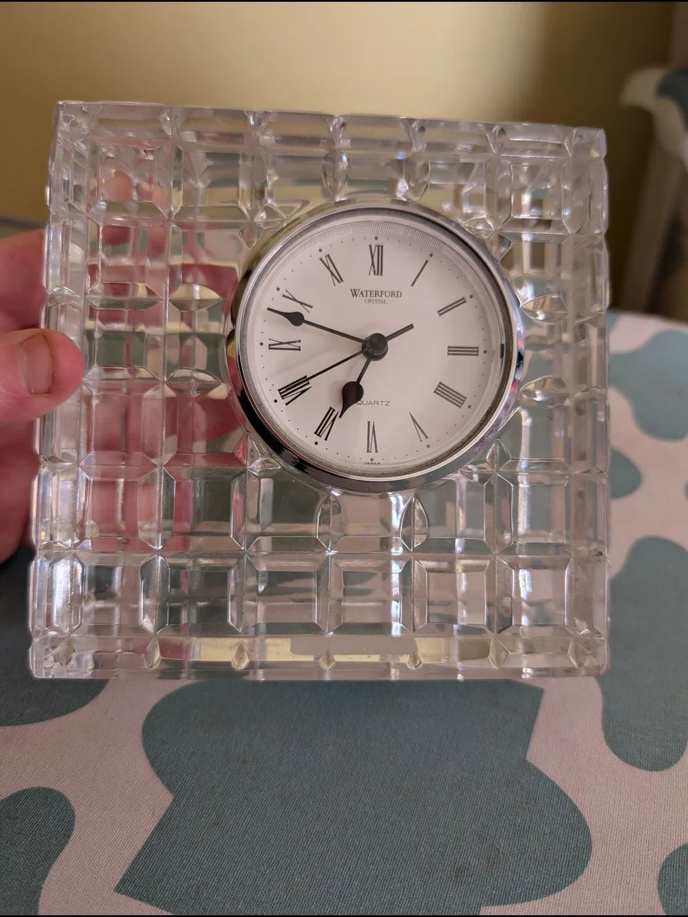 Waterford Crystal Quartz Desk Clock